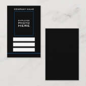 Basisontwerp, foto-ID-kaarten Visitekaartje (Voorkant / Achterkant)