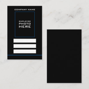 Basisontwerp, foto-ID-kaarten Visitekaartje