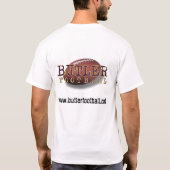 Basisontwerp voor Butler Football T-shirt (Achterkant)