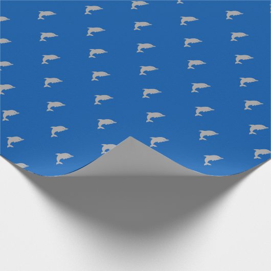Basispapier voor Dolphin Wrapping Cadeaupapier (Hoek)