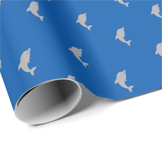 Basispapier voor Dolphin Wrapping Cadeaupapier (Rol Hoek)