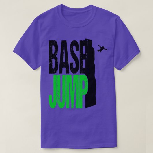 Basisparachute uiterst wingsuit Base2 T-shirt (Design voorkant)