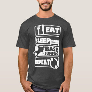 Basispompeenheid Eat Sleep Herhaling (1) T-shirt
