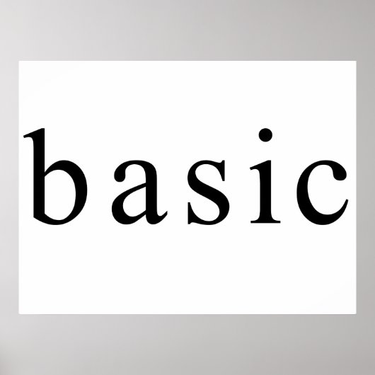 BasisPoster Poster (Voorkant)