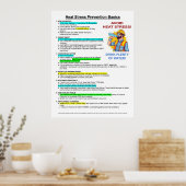 Basispreventie van hitteziekte poster (Keuken)
