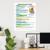 Basispreventie van hitteziekte poster (Thuiskantoor)