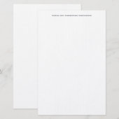 Basisprincipes:: Antraciet:: Stationery Briefpapier (Voorkant / Achterkant)