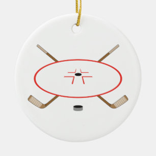 basisprincipes van ijshockey keramisch ornament