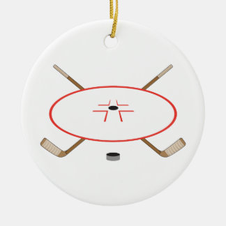 basisprincipes van ijshockey keramisch ornament