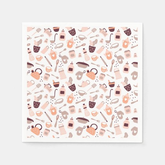 Basisproducten van Napkins bakken Servet (Voorkant)