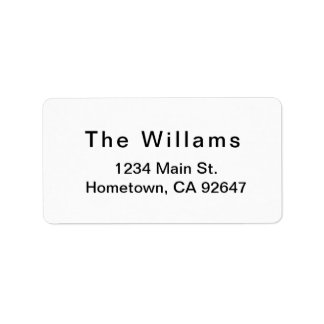 Basisretourlabel Etiket