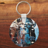 Basisring van 5,7 cm Button Sleutelhanger (Voorkant)