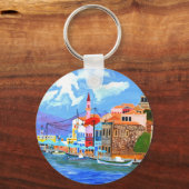 Basisring van 5,7 cm Button Sleutelhanger (Voorkant)