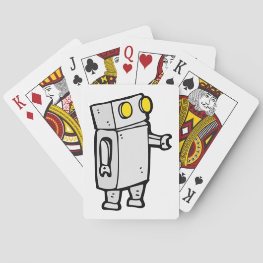 Basisrobot Pokerkaarten (Achterkant)