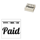 Basisrubberen stempel "Betaald" (Gestempeld)