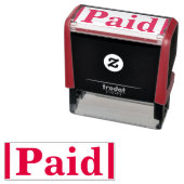 Basisrubberen stempel "Betaald" (In situ)