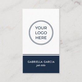 Basisscanbaar QR-code blauw Visitekaartje