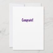 Basisschool afstuderen kaart (Achterkant)