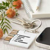 Basisschool Afstuderen Ms. President Sleutelhanger (Voorkant Rechts)