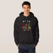 Basisschool basisschool volgend einde middelbare s hoodie (Voorkant volledig)