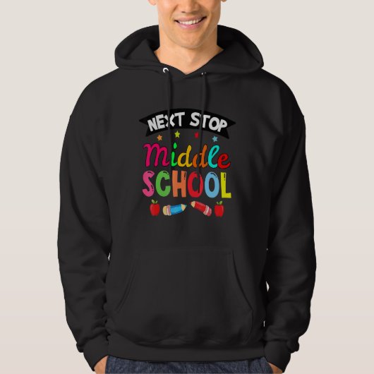 Basisschool basisschool volgend einde middelbare s hoodie (Voorkant)