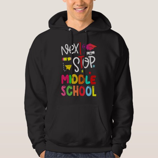 Basisschool basisschool volgend einde middelbare s hoodie (Voorkant)