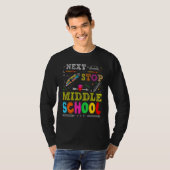 Basisschool basisschool volgend einde middelbare s t-shirt (Voorkant volledig)