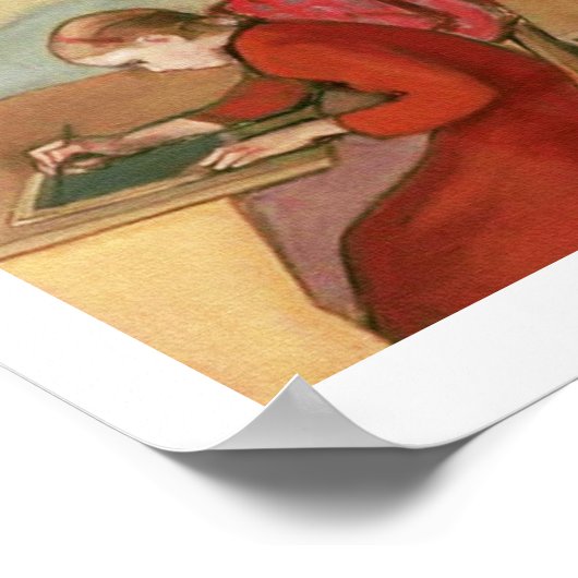 "Basisschool" door Magnus Enckell Poster (Hoek)