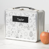 Basisschool gepersonaliseerd wit & zwart (In situ)