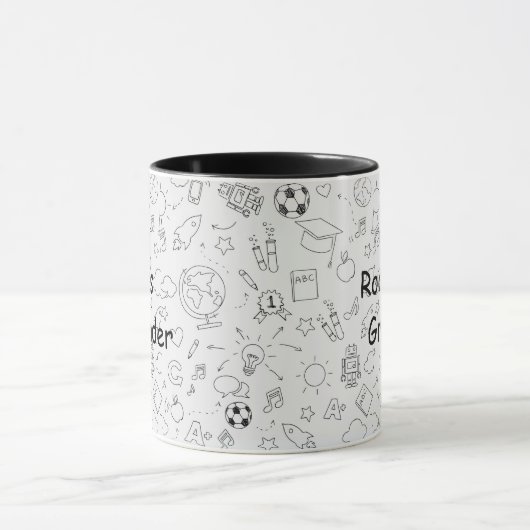 Basisschool gepersonaliseerde leraar mok (Midden)