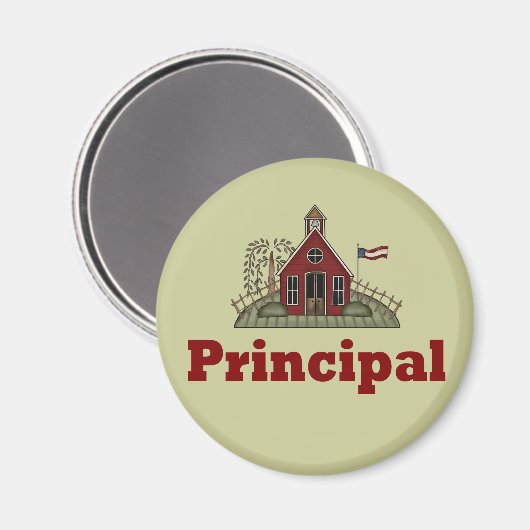 Basisschool hoofdmagneet magneet (Voorkant / Achterkant)