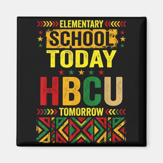 Basisschool Vandaag Hbcu Morgen Afrika Kaart A Magneet (Voorkant)