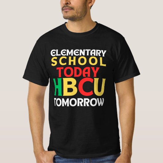 Basisschool Vandaag, HBCU Morgen – Toekomstige HB T-shirt (Voorkant)