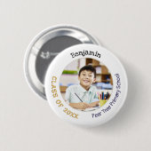 Basisschool Verlaat Keepsake Foto Ronde Button 5,7 Cm (Voorkant /achterkant)