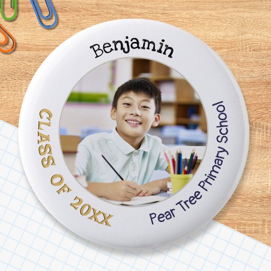 Basisschool Verlaat Keepsake Foto Ronde Button 5,7 Cm