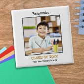 Basisschool Verlaat Keepsake Foto Vierkante Button 5,1 Cm