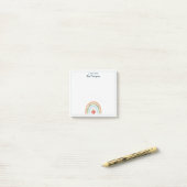 Basisschoolleraar Schattige Appel Regenboog Post-it® Notes (Op bureau)