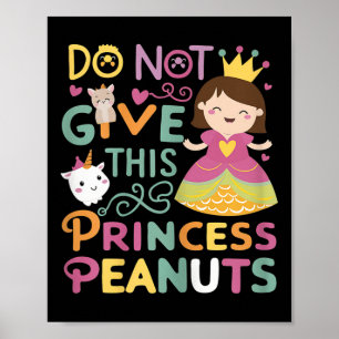 Basisschoolprinses en de pinda-allergie poster