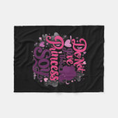 Basisschoolprinses en de soja-allergie uit fleece deken (Voorkant (Horizontaal))