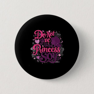 Basisschoolprinses en de soja-allergie uit ronde button 5,7 cm