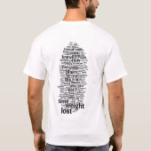 Basisshirt T-shirt (Achterkant)