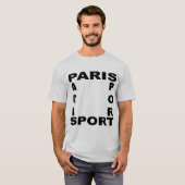 Basisshit as as PARIS SPORT T-shirt (Voorkant volledig)