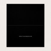 BASISSJABLOON VISITEKAARTJE HAMBURGERS (Binnenkant ongevouwen)