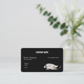 BASISSJABLOON VISITEKAARTJE, ONLINE WINKEL VISITEKAARTJE (Staand voorkant)