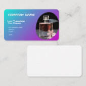 BASISSJABLOON VISITEKAARTJE, parfumbewaarder Visitekaartje (Voorkant / Achterkant)