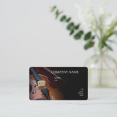 BASISSJABLOON VISITEKAARTJE VIOLIN (Staand voorkant)