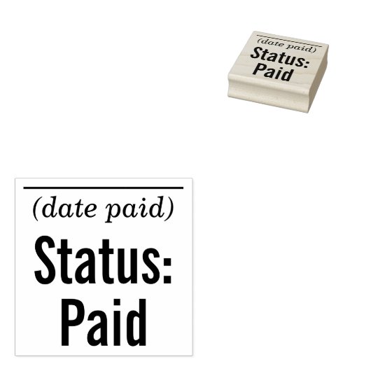 Basisstatus: betaald Rubberstempel (Gestempeld)