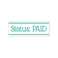 Basisstatus: BETAALD Rubberstempel