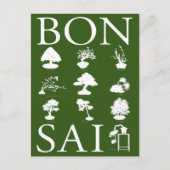 Basisstijlen van Bonsai-boom Briefkaart (Voorkant)