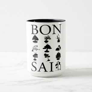 Basisstijlen van Bonsai-boom Mok